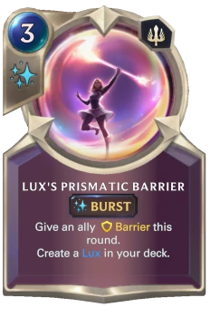 Lux's Prismatic Barrier