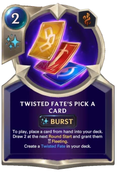 Twisted Fate's Pick a Card