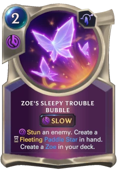 Zoe's Sleepy Trouble Bubble
