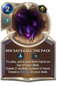 Rek'Sai's Call the Pack