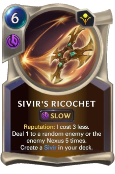 Sivir's Ricochet