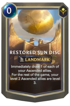 Restored Sun Disc
