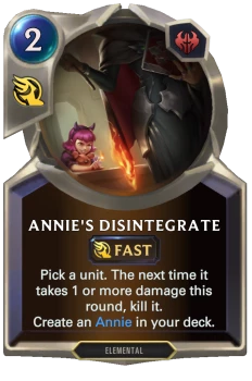 Annie's Disintegrate