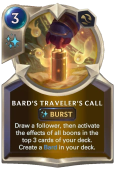 Bard's Traveler's Call