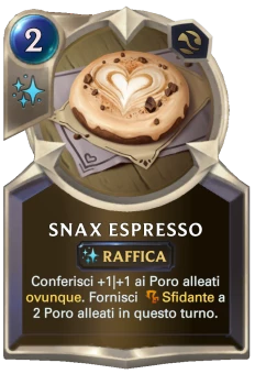 Snax espresso